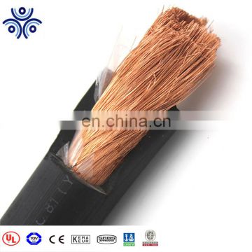 UL1276 flexible copper conductor welding cable 350 mcm