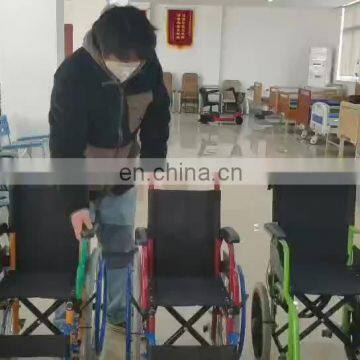 CHINA Steel durable foldable Economic cheap wheelchair in dubai