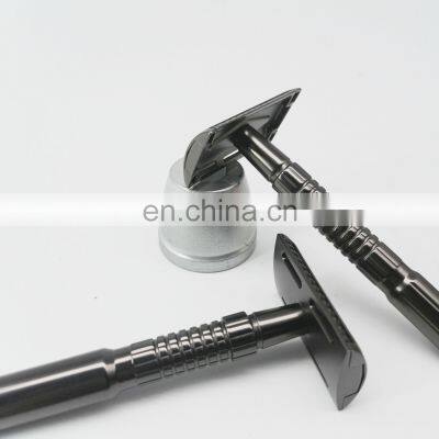 Best Seller Wholesale Customized Double Edged Blade Safety Razor Male Portable Face Razor