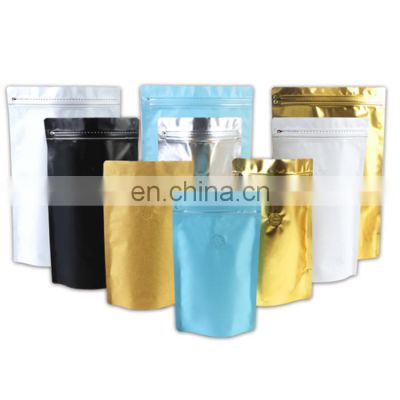 Custom printed plastic smell proof black ziplock packaging mylar bag packaging with window