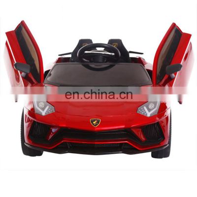 4-wheel dual-drive toy car for 1-8 years old Hydraulic door electric car for children