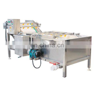 Industrial Automatic Ozone Bubble Fruit And Vegetable Washing Machine Chicken Cleaning Equipment