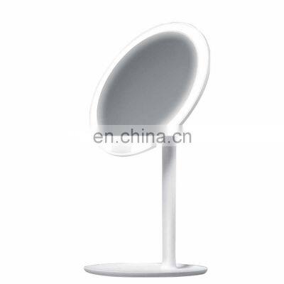 Xiaomi Mijia AMIRO Mirror Dimmable Adjustable Countertop 60 Degree 2000mAh Rotating Daylight Cosmetic Makeup Led Mirror