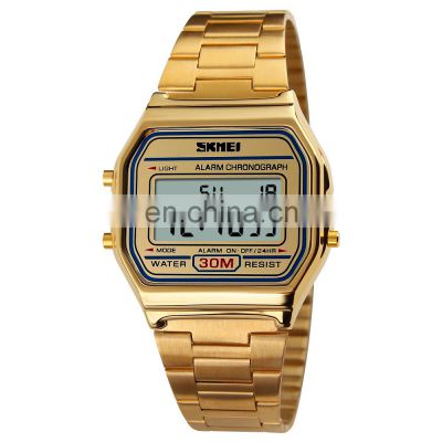 Wholesale chronograph wristwatch fashion brand Skmei 1123 hot selling top quality 30meter waterproof men digital watch