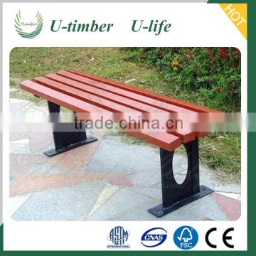 Customized wood plastic composite WPC garden chair outside