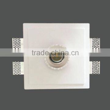 HR-5023 indoor gypsum plaster halogen decoration downlight with Gx5.3 GU10