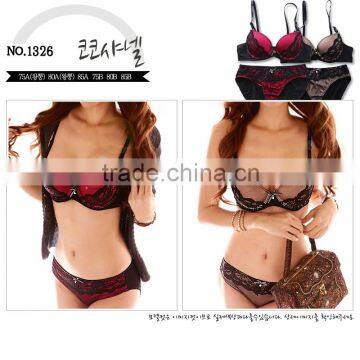 2014 sexy ladies underwear set stylish bra and panty set