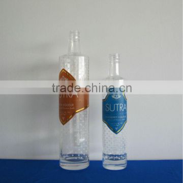 decal printed alcohol drinking bottle