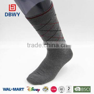 Custom 100 percent cotton socks for men knee socks