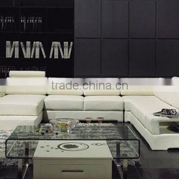 New Furniture Made In China Living Room Home Hotal Sofa Furniture Genuine Leather Sofa Modern Designer Furniture Sofa 9113-4