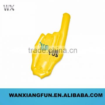 Pvc cheering inflatable hand with customized logo for promotion