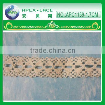 100%cotton crochet lace trim APC1159