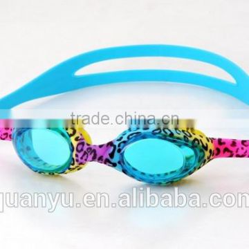 Hot Sale presciption leopard Special printing Swimming Goggles for children                        
                                                Quality Choice