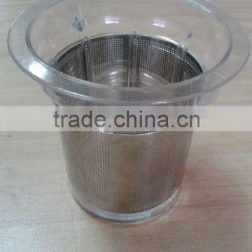High quality customized stainless steel etched mesh tea infuser