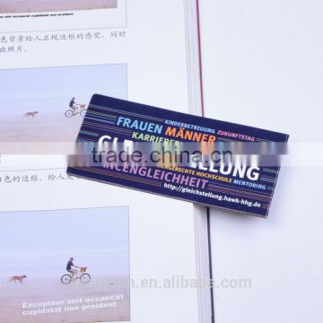 Customed Folding Coated Paper Magnetic Bookmark
