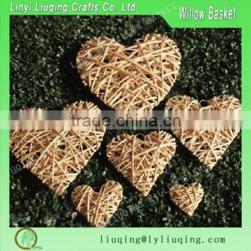 Willow Heart Decoration with brown color