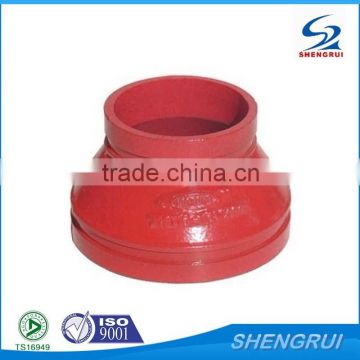 FM Approved Ductile Iron grooved Couplings and Fittings Grooved Concentric Reducer