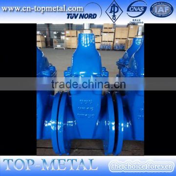cast iron resilient rubber seated non-rising stem gate valve