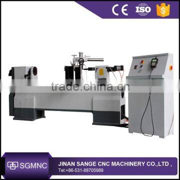 2 knives wood cylinder carning lathe machine , cnc lathe machine for wood