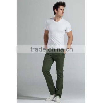 Wholesale Cheap Cotton Promotional Blank V-neck T Shirts