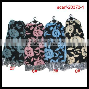 newest winter polyester bubbly winter scarf wholesale
