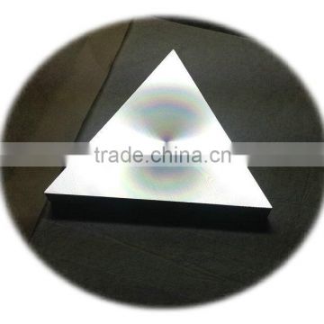 Factory directly supply triangle Aluminum cake for Glass Table