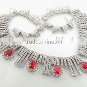 Rhodium Luxury necklaces sets