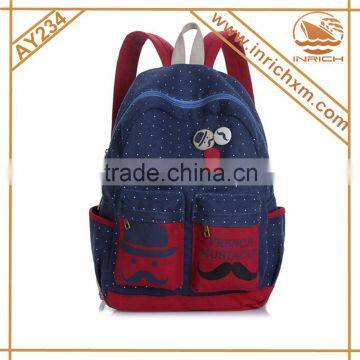 2014 Hot Sell Girls Backpack Satchel Canvas Cheap Rucksack                        
                                                Quality Choice