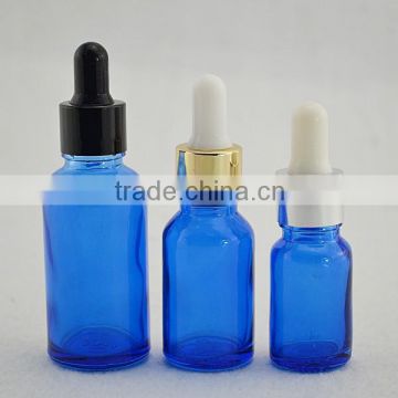 50ml new product blue glass dropper bottle glass jar alibaba China by Paypal payment