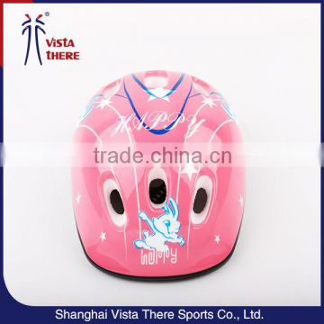 Wholesales high quality low price China factory cartoon logo bike helmet for kids
