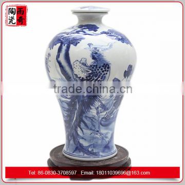 High-grade Collection Bottle Chinese Blue and White Porcelain Wine Jars