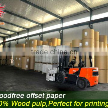 The high quality 100% virgin wood free offset paper