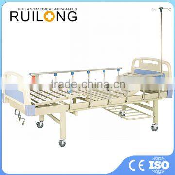 Hot Sale 2 Cranks ABS Bedhead Ward Sick Bed In Hospital