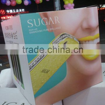 Promotional advertising display cell phone paper box