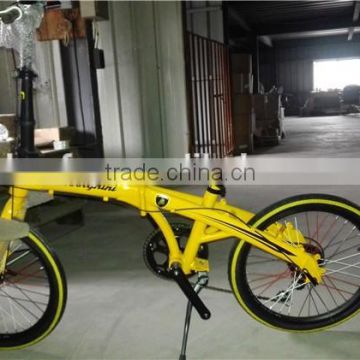 hot sale 21 speed high quality 20inch wheel pocket bicycle alloy 6061 folding bike LB01