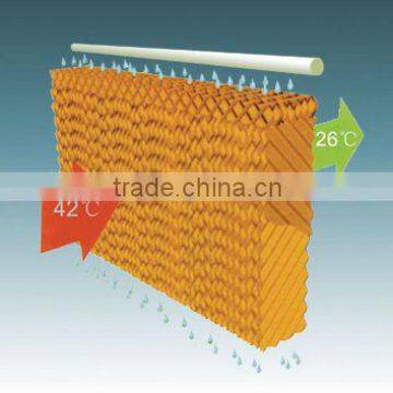 Cooling pad system for duck farming equipment