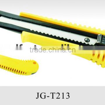 Retractable Utility Knife Cutter With Straight Handle