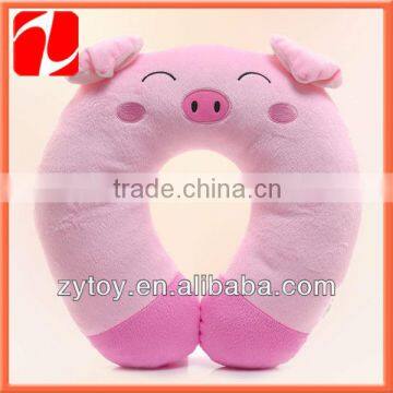 funny comfortable plush pig neck pillow