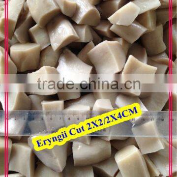 brined pleurotus eryngii cube mushroom