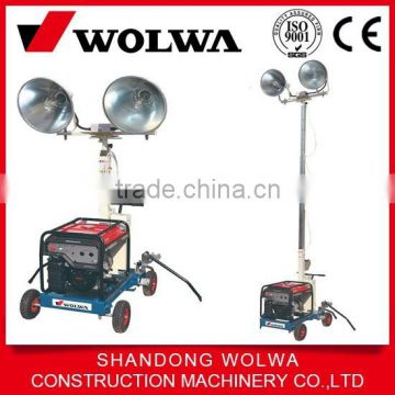 1000w*2 4 section telescopic portable light tower for sale