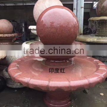 Natural Cheap Price India Red Granite Fountain