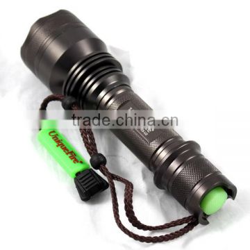 UniqueFire Waterproof Rechargeable Flashlight with Five Outputs, Military Torch, LED Flashlights