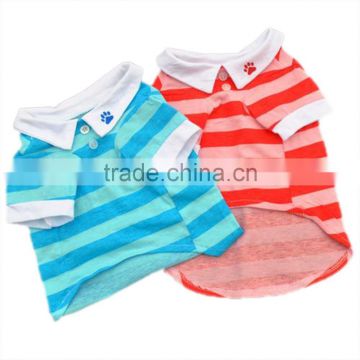 colorful Stripe Pet Puppy Summer Shirt Pet Clothes Vest T Shirt