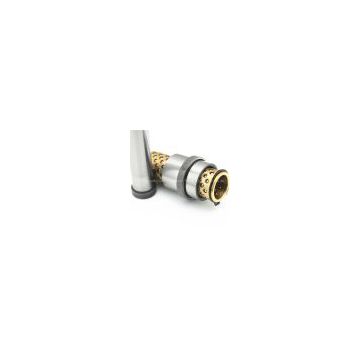 Shouldered ball bearing guide bushes with collars