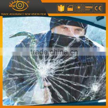 100 micron 4 mil 70% heat resistant safety protection anti-shatter film for car window