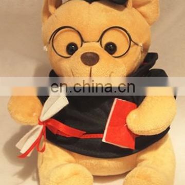 2017 New Arrival!!! Soft bear with graduate cap graduate gifts school gifts