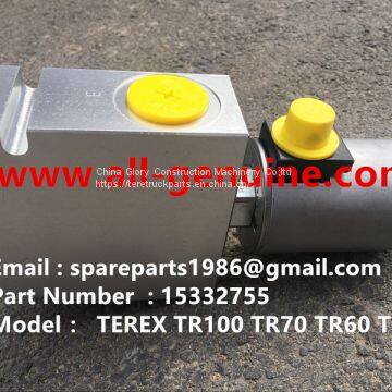 TEREX 15332755 VALVE SOLENOID TR100 TR60 TR70 TR45 TR50 MT4400AC OFF HIGHWAY RIGID DUMP TRUCK MINING HAULER TRANSMISSION