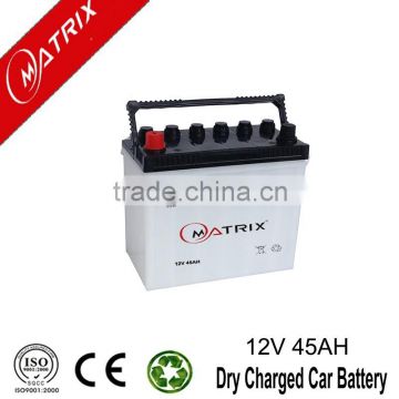 Hot Sale 12 V 45AH Dry Car Battery