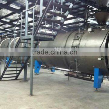 belt drying vacuum equipment with CIP cleaning system