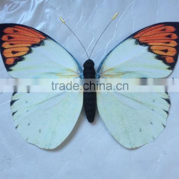 New style white color emulational butterfly decoration